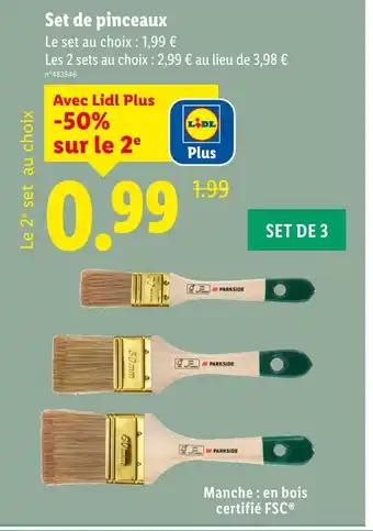 PARKSIDE Set de pinceaux