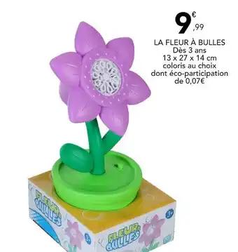 La fleur à bulles