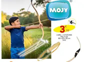 Mojy L'arc + 3 flèches