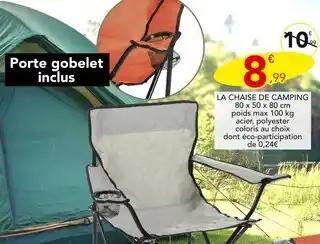La chaise de camping