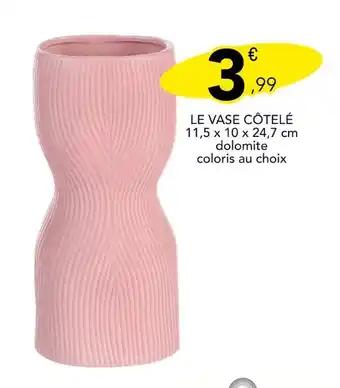 Le vase côtelé