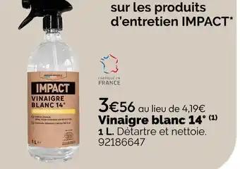IMPACT Vinaigre blanc 14°