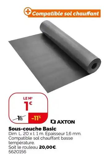 AXTON Sous-couche basic