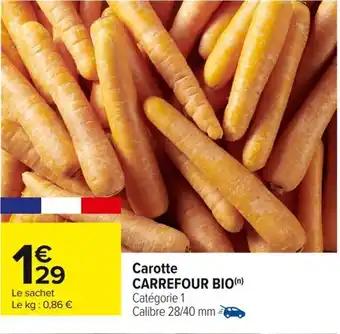 CARREFOUR BIO Carotte