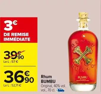 BUMBU Rhum 70 cl