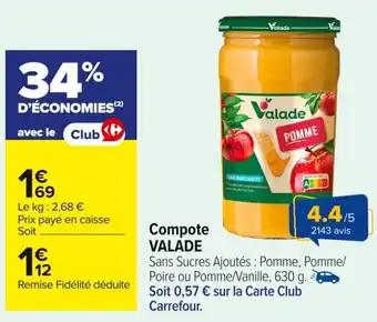 VALADE Compote 630 g