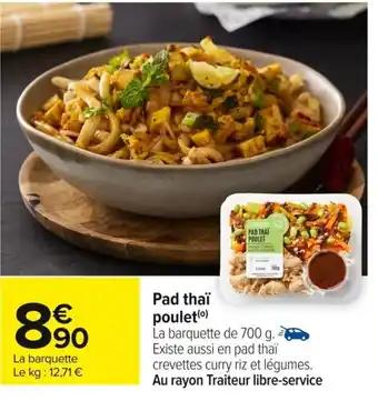 Pad thaï poulet 700 g