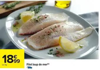 Filet loup de mer
