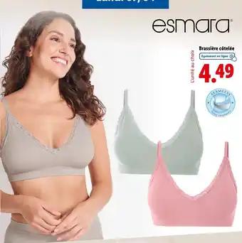 esmara Brassière côtelée