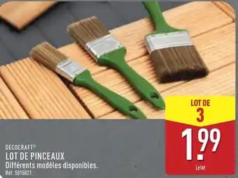 DECOCRAFT® Lot de pinceaux