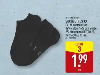 Up 2 fashion Socquettes