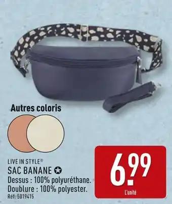 LIVE IN STYLE Sac banane