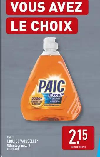 PAIC Liquide vaisselle