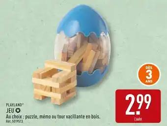 PLAYLAND Jeu