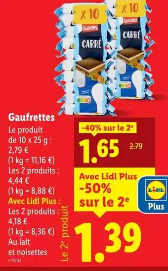 Gaufrettes