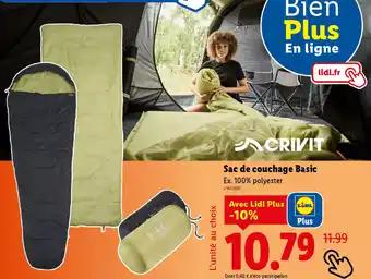 Sac de couchage Basic