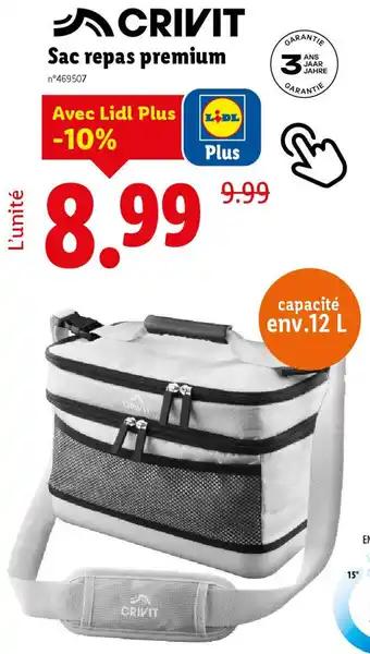 CRIVIT Sac repas premium