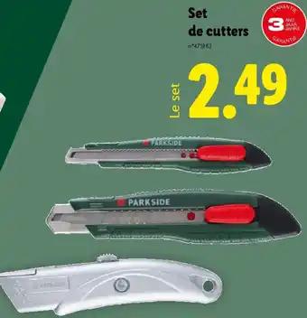PARKSIDE Set de cutters