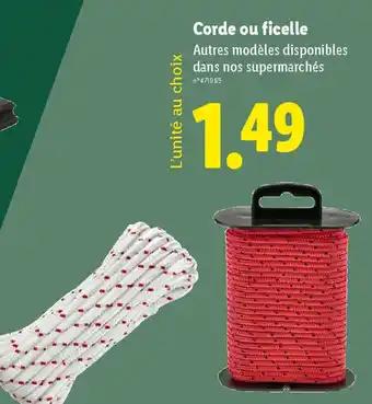 Corde ou ficelle