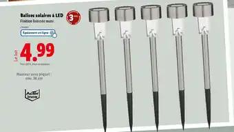 Balises solaires à LED