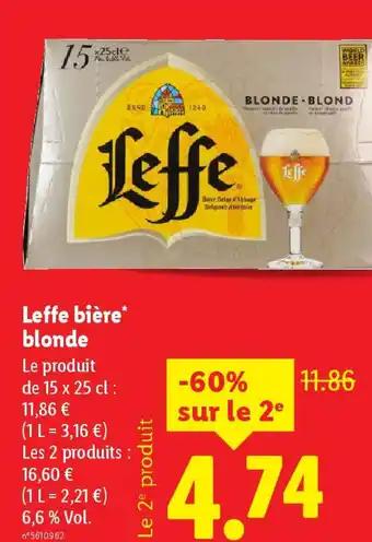 LEFFE bière blonde