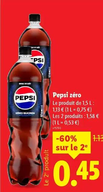 PEPSI  zéro 1,5 l