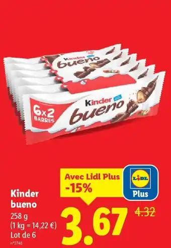 KINDER bueno 258 g