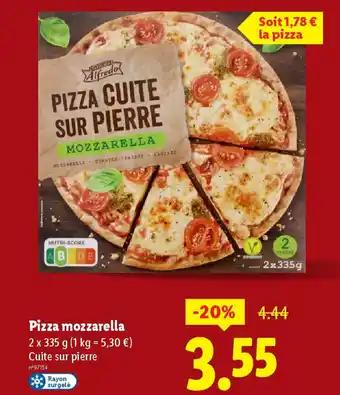 Pizza mozzarella