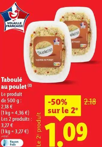Taboulé au poulet 500 g 