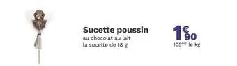 Sucette poussin