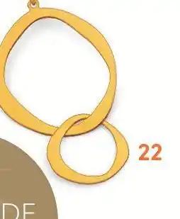 boucles or jaune