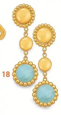 Boucles amazonite
