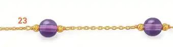 Bracelet améthystes