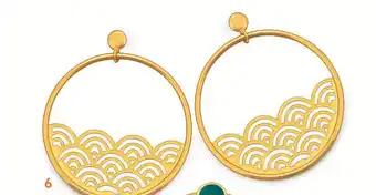 boucles, or jaune
