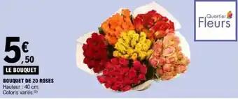 Bouquet de 20 roses