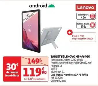 LENOVO Tablette m9 4/64go