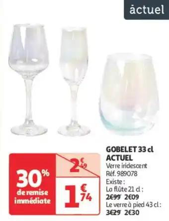 ACTUEL Gobelet 33 cl