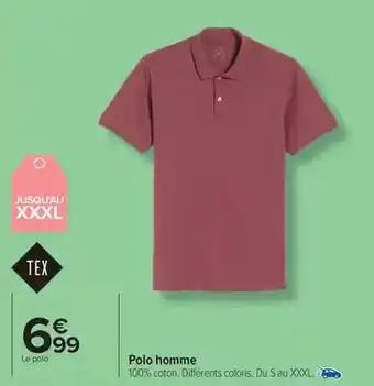 Polo homme