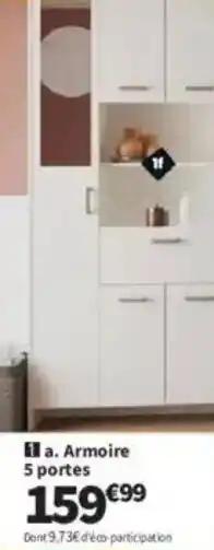 Armoire 5 portes