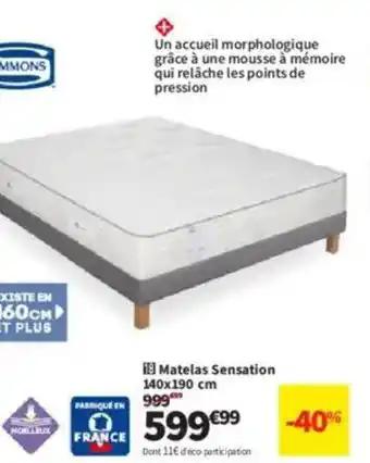Matelas Sensation