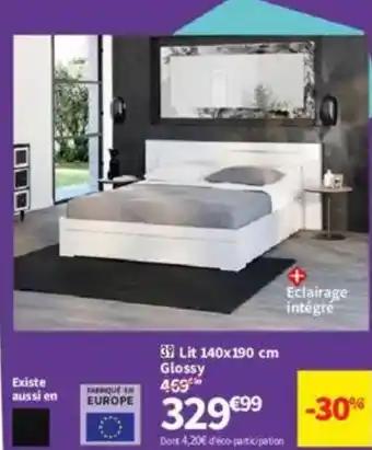 Lit 140x190 cm Glossy