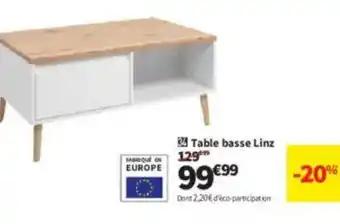 Table basse Linz