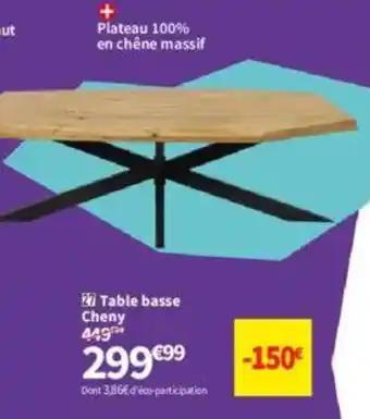 Table basse Cheny