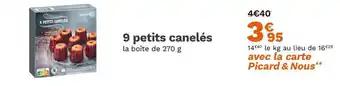 9 petits canelés 270 g