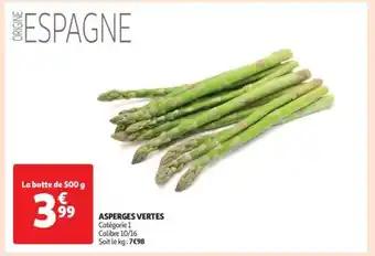 Asperges Vertes