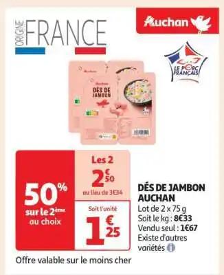 Dés De Jambon Auchan