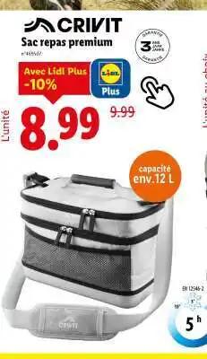 Sac repas premium