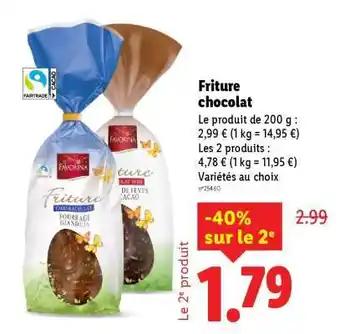Friture chocolat
