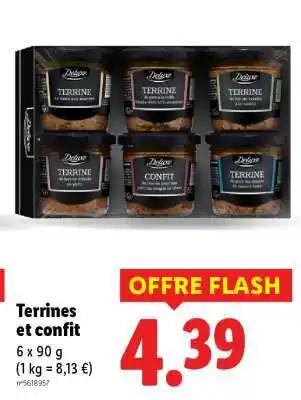 Terrines et confit