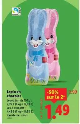 Lapin en chocolat